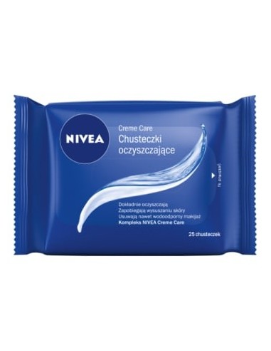 NIVEA Creme Care Chusteczki Oczyszczające 25 szt. 1 szt