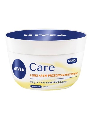 NIVEA Care Lekki krem przeciwzmarszczkowy 100 ml