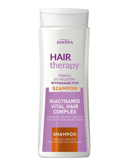 JOANNA HAIR THERAPY Szampon do włosów wypadających WZMACNIAJĄCY NIACYNAMID, 300 ml