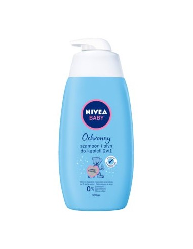 NIVEA Baby Łagodny szampon i płyn do kąpieli 2w1, 500 ml