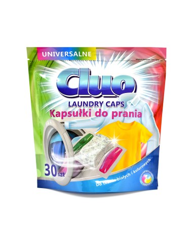 CLUO Kapsułki do prania UNIWERSALNE, 30 szt 