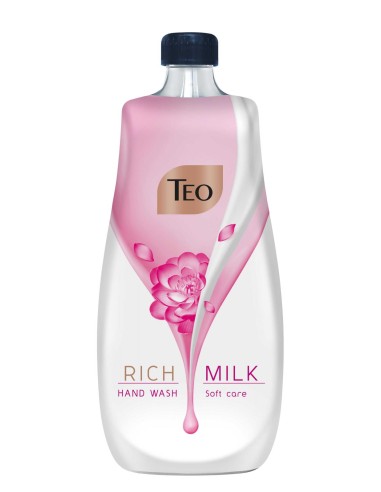 TEO RICH MILK Mydło w płynie SOFT CARE, 800 ml zapas