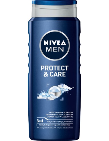 NIVEA MEN Żel pod prysznic PROTECT & CARE, 500 ml