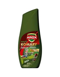 AROX Płyn na komary kleszcze i meszki MAX 35% DEET, 50 ml