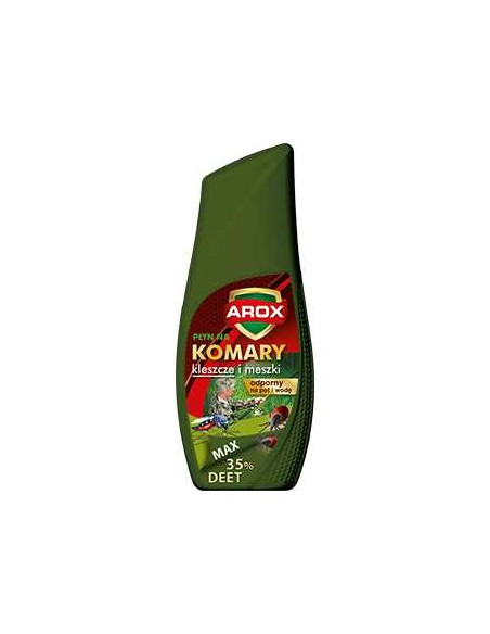 AROX Płyn na komary kleszcze i meszki MAX 35% DEET, 50 ml