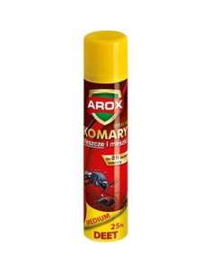 AROX Spray na komary, kleszcze i meszki MEDIUM 25% DEET, 90 ml