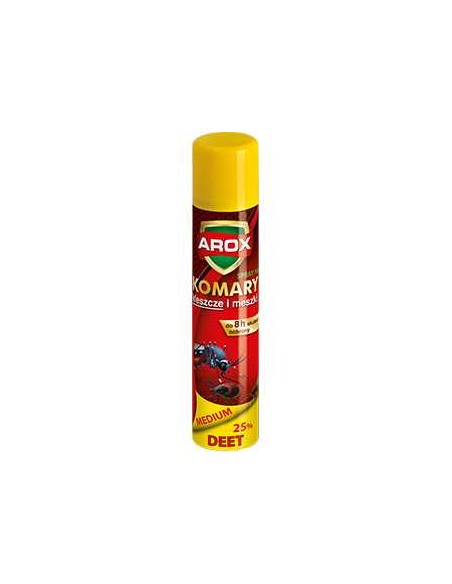 AROX Spray na komary, kleszcze i meszki MEDIUM 25% DEET, 90 ml