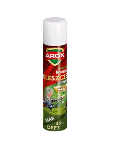 AROX Spray na komary, kleszcze i meszki MAX 35% DEET, 90 ml