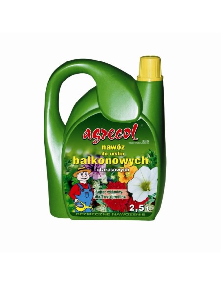 AGRECOL Nawóz DO ROŚLIN BALKONOWYCH I TARASOWYCH, 2.5 l