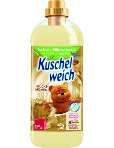 KUSCHELWEICH Płyn do płukania GLÜCKSMOMENT 38 płukań, 1 l