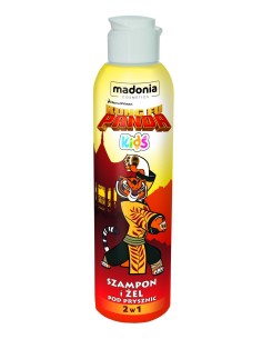 MADONIA KUNG FU PANDA Szampon do włosów i żel pod prysznic 2w1 CZERWONE OWOCE, 300 ml