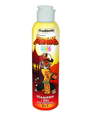 MADONIA KUNG FU PANDA Szampon do włosów i żel pod prysznic 2w1 CZERWONE OWOCE, 300 ml