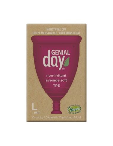 GENTLE GENIAL DAY Kubeczek menstruacyjny rozmiar L, 1 szt