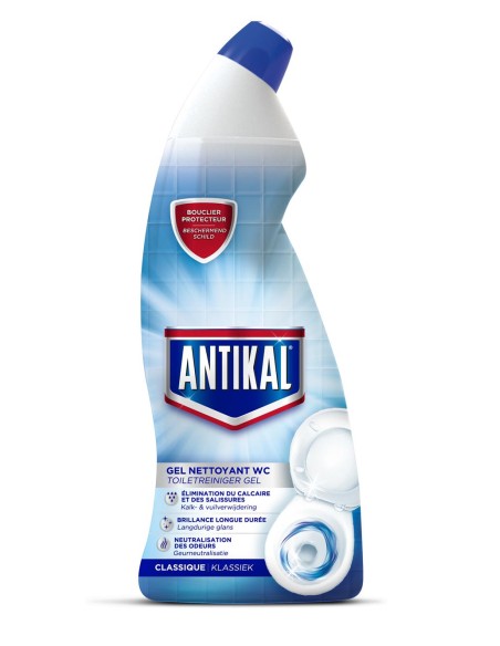 ANTIKAL Żel do mycia toalety ZERO KAMIENIA, 750 ml