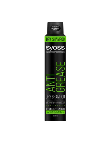 SYOSS Anti-Grease Suchy szampon do włosów szybko przetłuszczających się, 200 ml