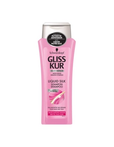 GLISS KUR Liquid Silk Gloss Szampon do włosów matowych i łamliwych. 400 ml