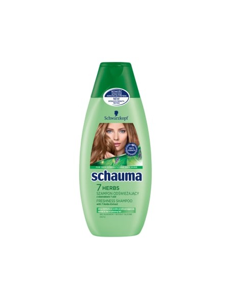 SCHAUMA 7 Herbs Szampon odświeżający 400 ml
