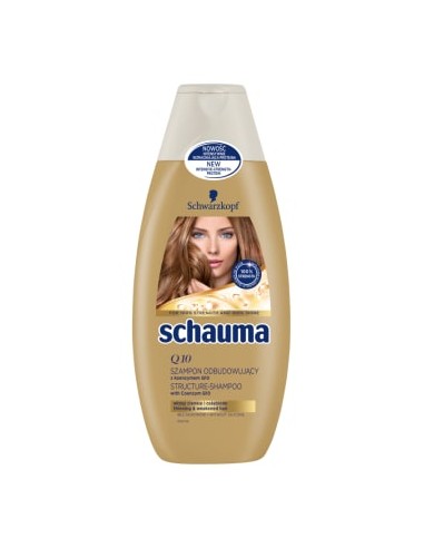 SCHAUMA Q10 Odbudowujący Szampon do włosów, 400 ml