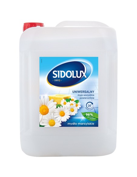 SIDOLUX Płyn uniwersalny do mycia MYDŁO MARSYLSKIE, 5 l