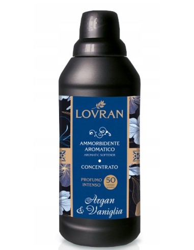 LOVRAN Koncentrat do płukania tkanin ARGAN & WANILIA 50 płukań, 1 l