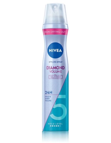 NIVEA DIAMOND VOLUME Lakier do włosów ZWIĘKSZAJĄCY OBJĘTOŚĆ, 250 ml