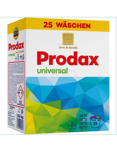 PRODAX Proszek do prania UNIWERSALNY 25 prań, 1,630 kg