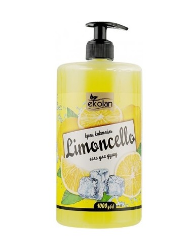 EKOLAN Kremowy żel pod prysznic LIMONCELLO, 1000 ml