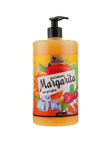 EKOLAN Kremowy żel pod prysznic MARGARITA, 1000 ml