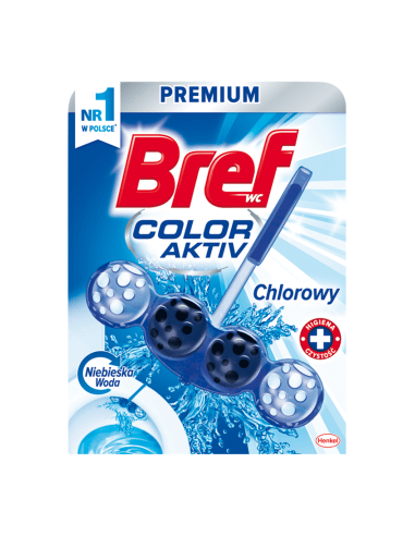 BREF Blue Aktiv Zawieszka do WC - Chlorowy 50 g