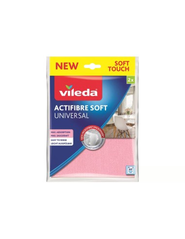 VILEDA Ścierka ACTIFIBRE SOFT, 2 szt