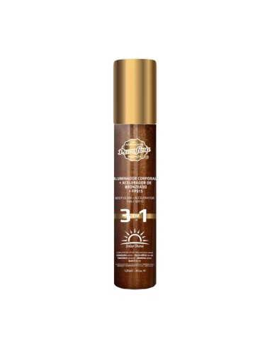 PARAFINA BRONZE Rozświetlacz do opalania 3w1 SOLAR SHINE SPF 15, 120 ml