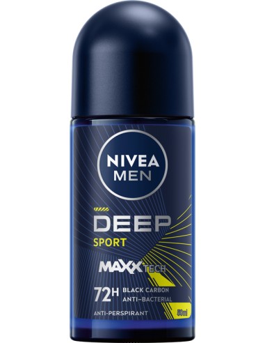 NIVEA MEN Antyperspirant w kulce DEEP SPORT, 50 ml