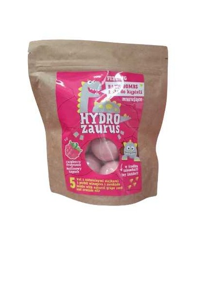 MARBA KIDS HYDROZAURUS Kula do kąpieli MALINA, 5 szt