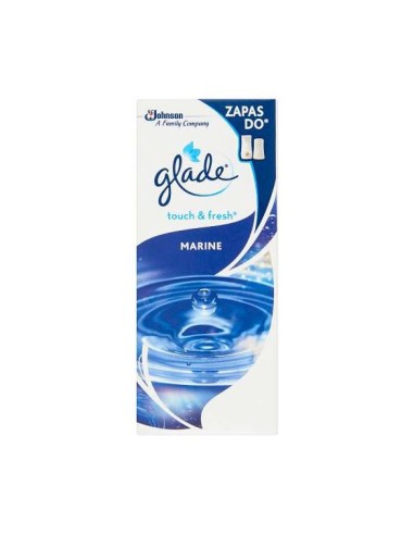 GLADE TOUCH & FRESH Odświeżacz powietrza MARINE, 10 ml zapas
