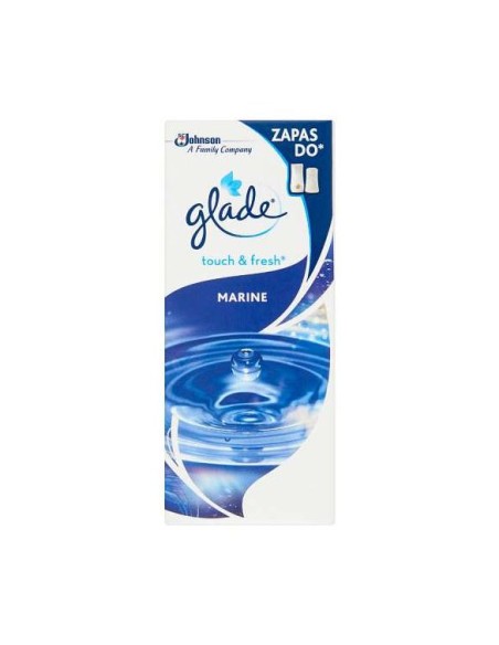 GLADE TOUCH & FRESH Odświeżacz powietrza MARINE, 10 ml zapas
