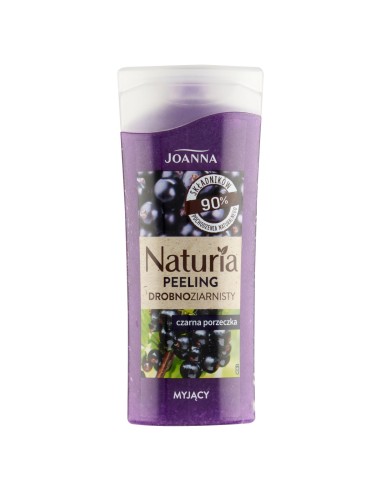 JOANNA NATURIA Drobnoziarnisty peeling do ciała CZARNA PORZECZKA, 100 g