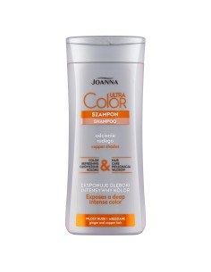 JOANNA ULTRA COLOR Szampon do włosów ODCIENIE RUDEGO, 200 ml