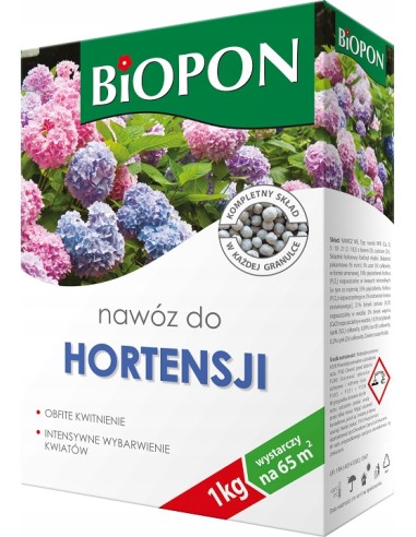 BIOPON Nawóz do hortensji granulat, 1 kg