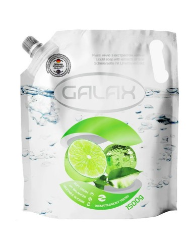 GALAX Mydło w płynie Z EKSTRAKTEM Z LIMONKI, 1500 g zapas