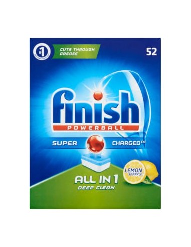 FINISH All in 1 Tabletki do zmywarek - Powerball Lemon 52szt. 1 szt