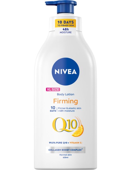 NIVEA Q10 Balsam do ciała UJĘDRNIAJĄCY z pompką, 625 ml