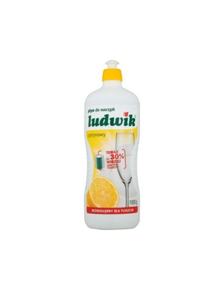 LUDWIK Płyn do mycia naczyń o zapachu cytrynowym 1 kg