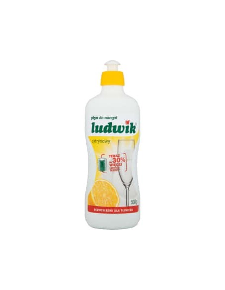 LUDWIK Płyn do mycia naczyń o zapachu cytrynowym 500 g