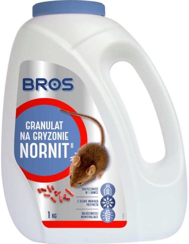 BROS Granulat na gryzonie NORNIT, 1 kg