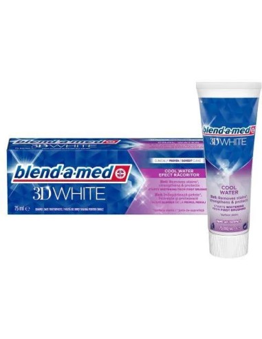 BLEND A MED 3D WHITE Pasta do zębów COOL WATER, 75 ml