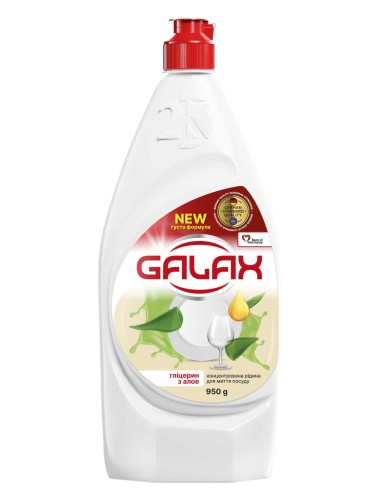 GALAX Płyn do mycia naczyń GLICERYNA & ALOES, 950 g