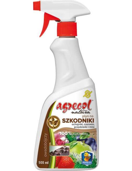 AGRECOL NATURA Płyn na szkodniki - ochojniki, czerwce, przędziorki i inne, 500 ml