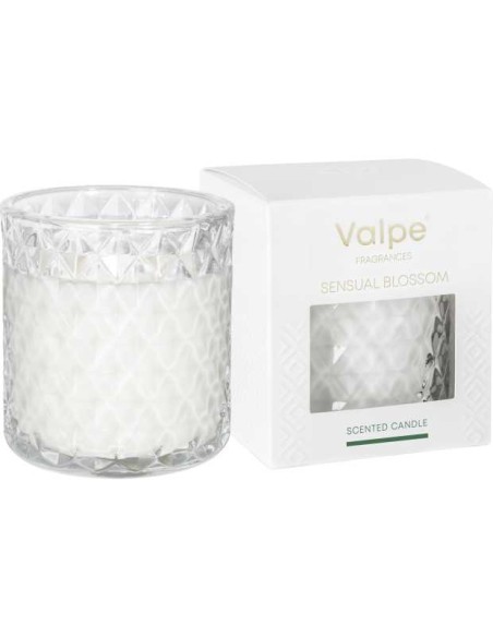 BISPOL VALPE Świeca zapachowa w kryształowym szkle ZMYSŁOWY KWIAT VC-001-457, 1 szt