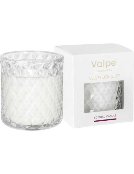 BISPOL VALPE Świeca zapachowa w kryształowym szkle AKSAMITNY BUKIET VC-001-458, 1 szt