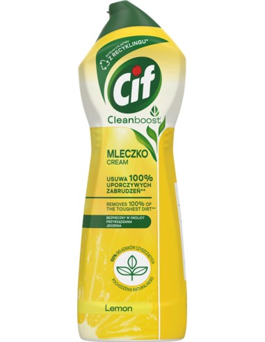 CIF CREAM Mleczko do czyszczenia LEMON, 780 g